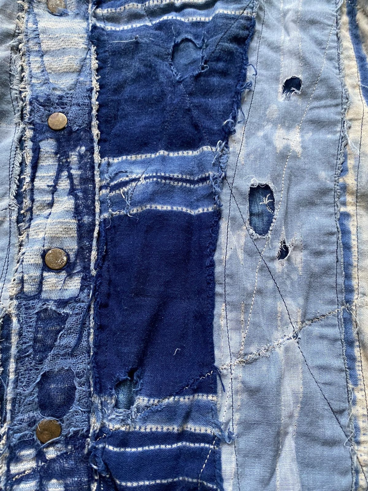 Kapital × Kapital Kountry Kapital African boro indigo patchwork western shirt kountry Size US M / EU 48-50 / 2 - 7 Thumbnail