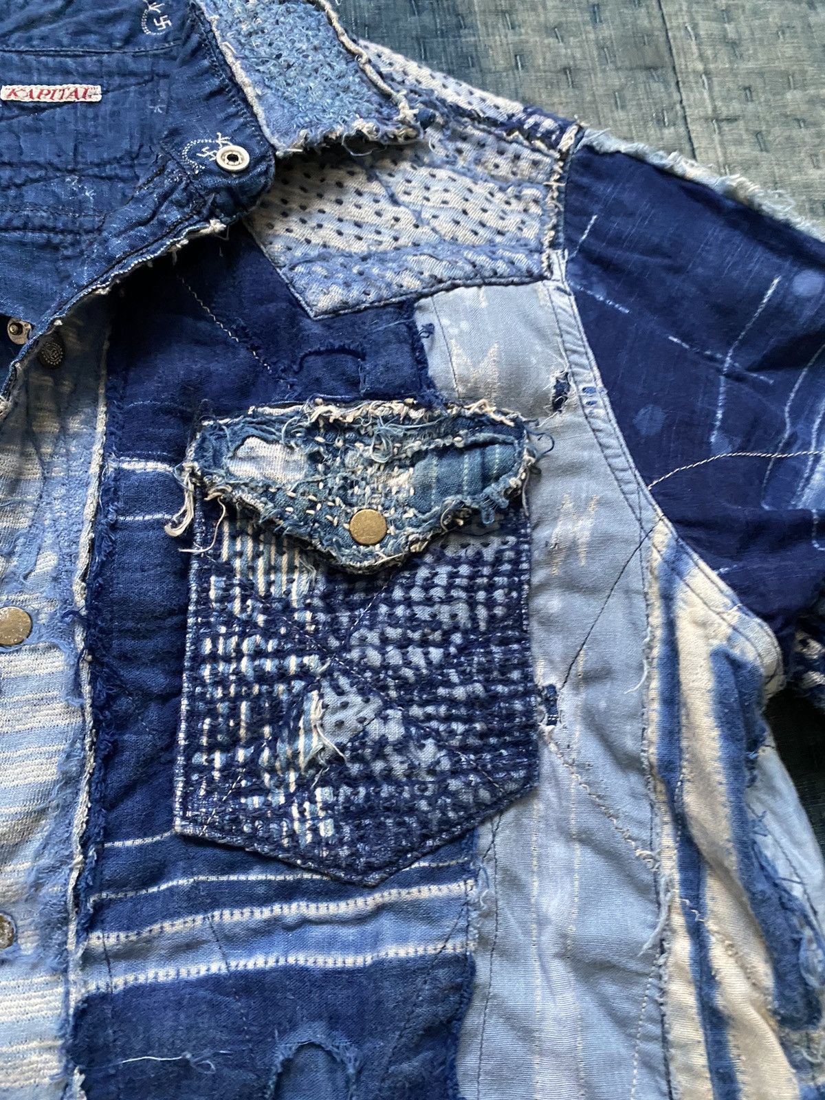 Kapital × Kapital Kountry Kapital African boro indigo patchwork western shirt kountry Size US M / EU 48-50 / 2 - 4 Thumbnail