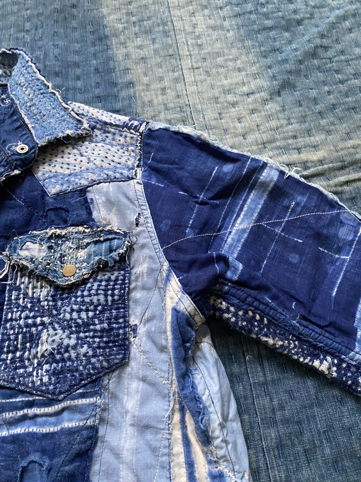 Kapital × Kapital Kountry Kapital African boro indigo patchwork western shirt kountry Size US M / EU 48-50 / 2 - 9 Thumbnail