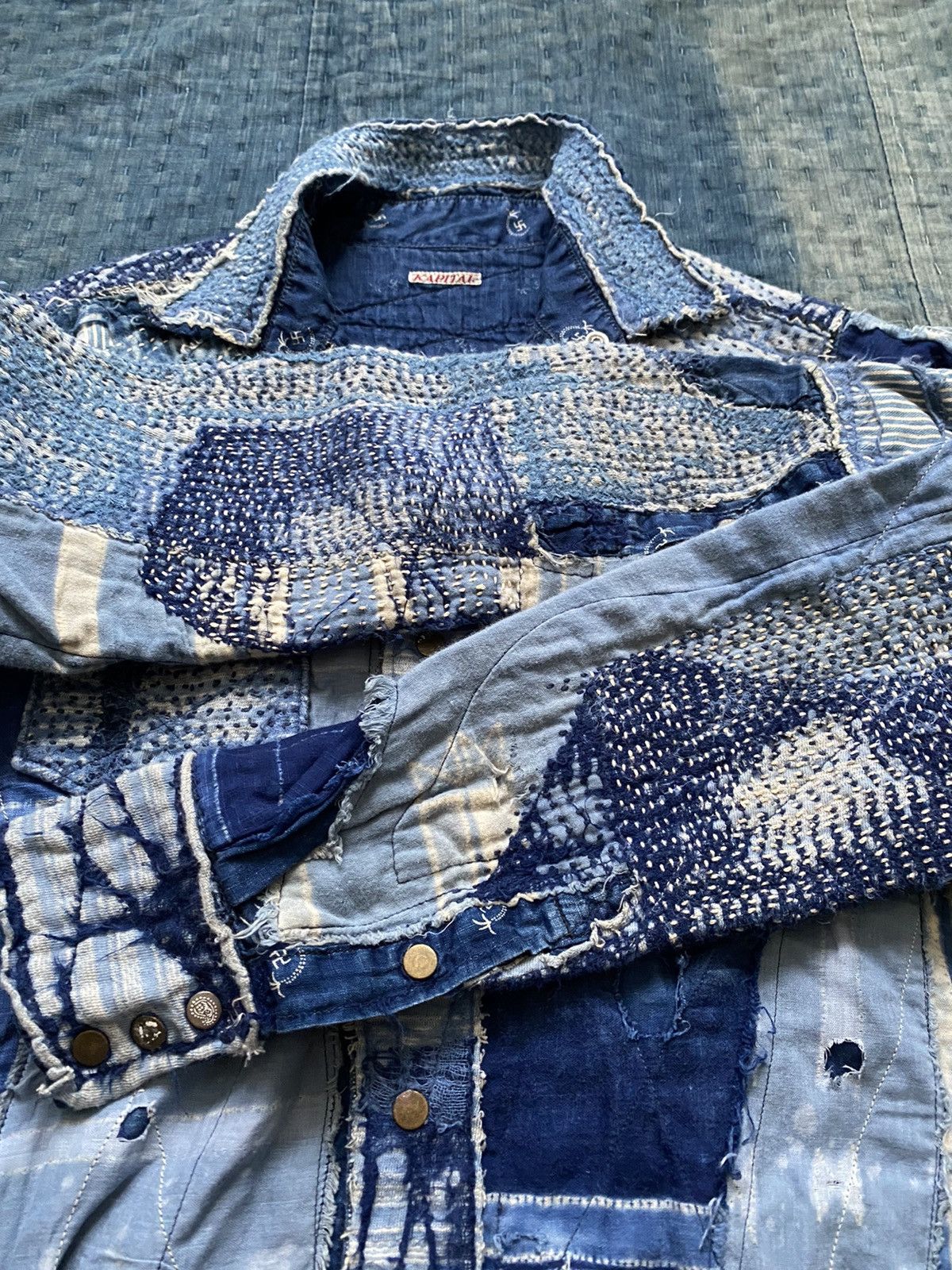 Kapital × Kapital Kountry Kapital African boro indigo patchwork western shirt kountry Size US M / EU 48-50 / 2 - 10 Thumbnail