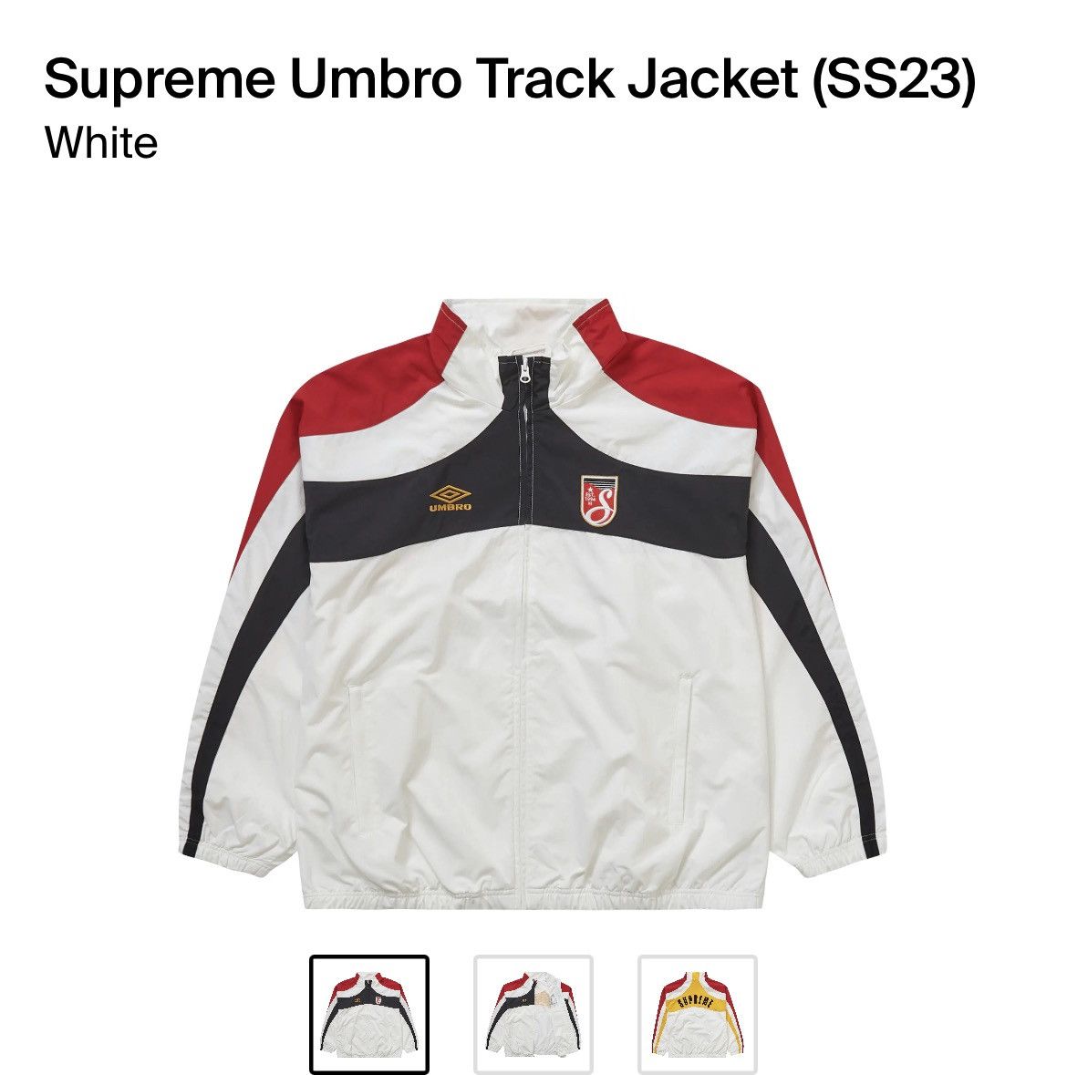 Supreme umbro track jacket | Grailed