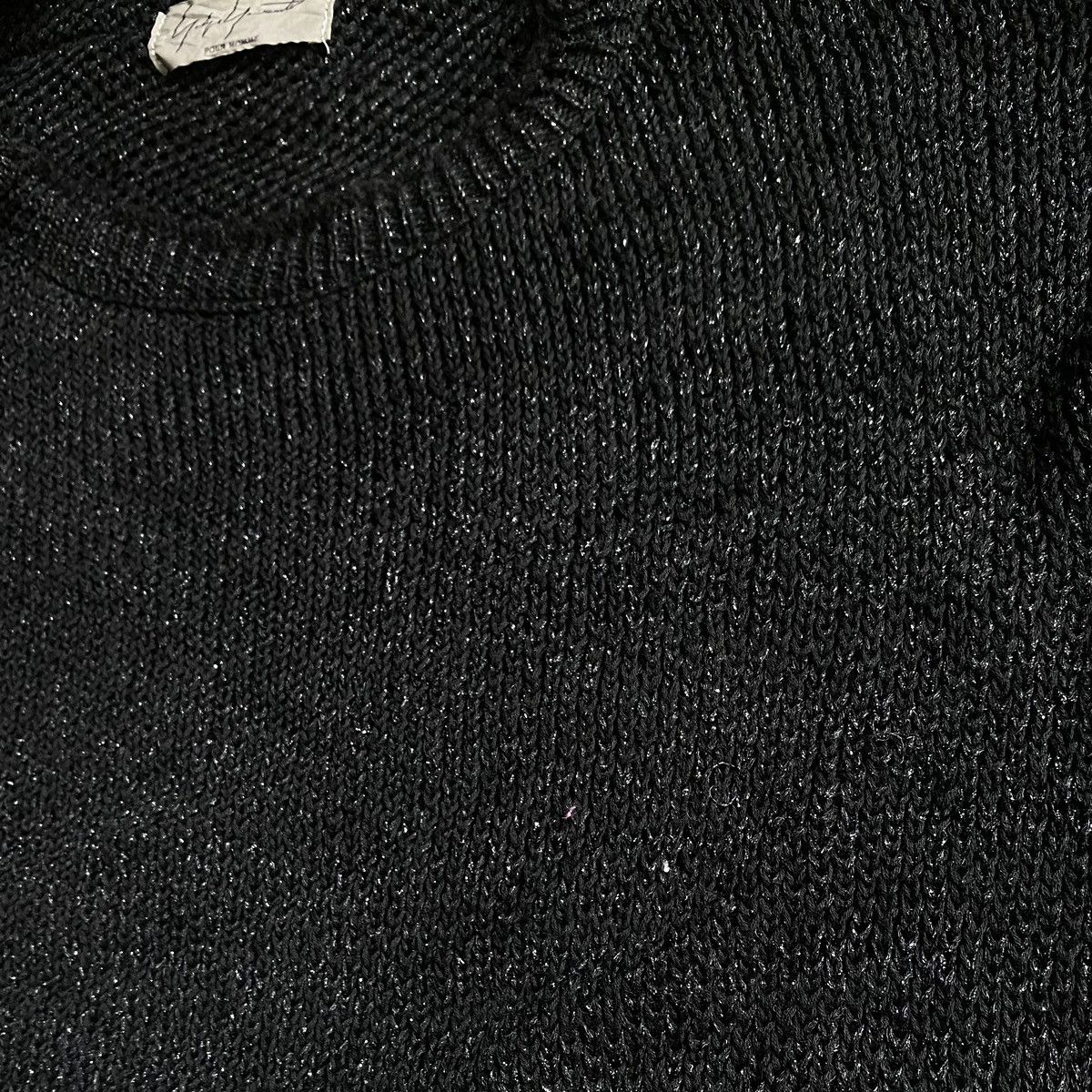 Yohji Yamamoto YYPH Glitter Rayon Blend Knit Sweater Size US L / EU 52-54 / 3 - 5 Thumbnail