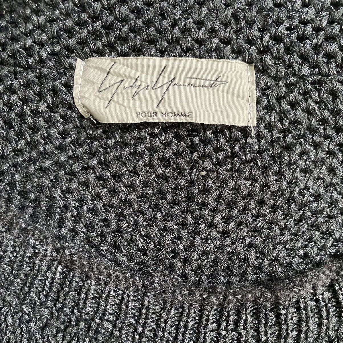 Yohji Yamamoto YYPH Glitter Rayon Blend Knit Sweater Size US L / EU 52-54 / 3 - 6 Thumbnail