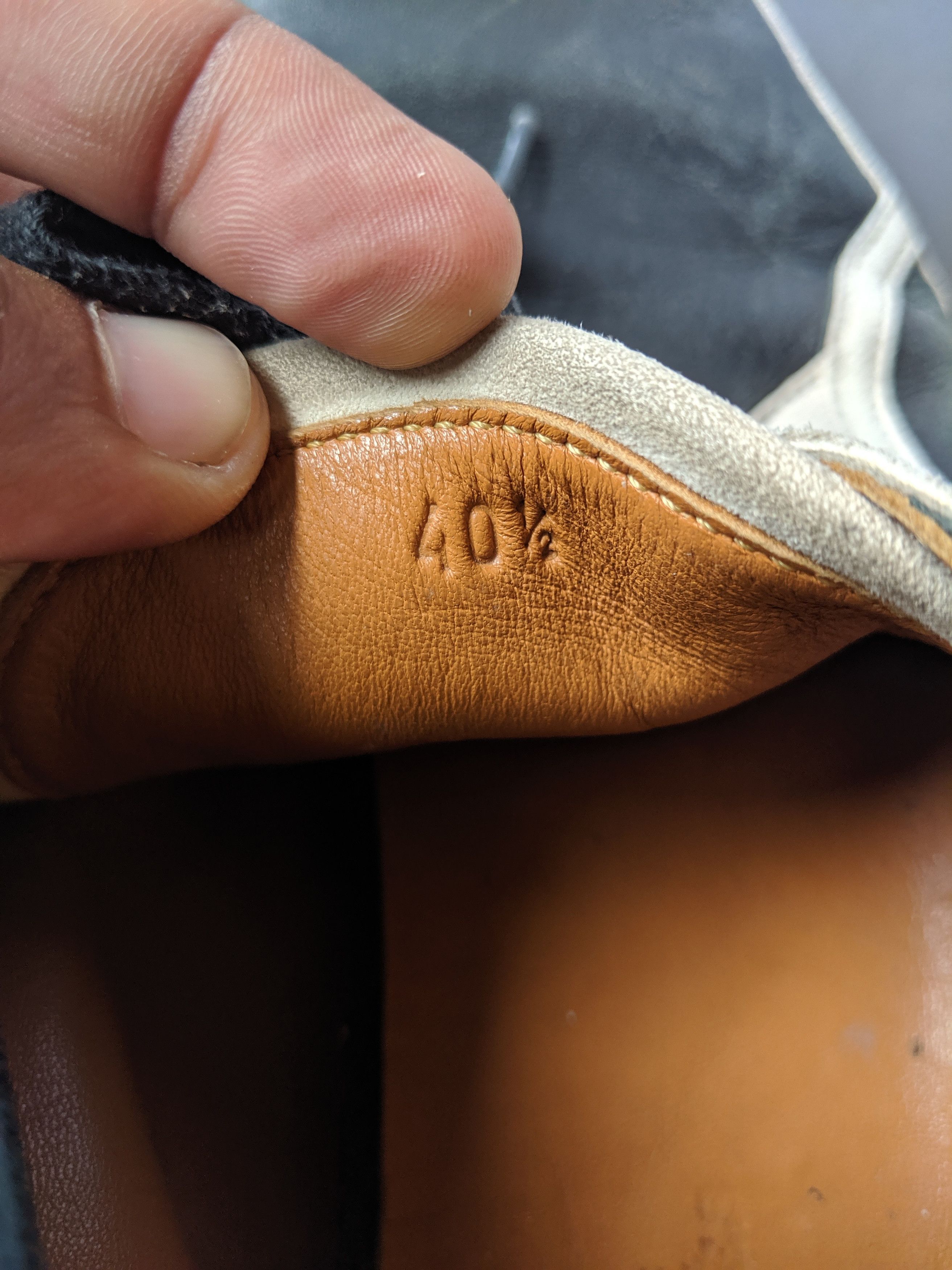 Hermes × Vintage Authentic Vintage hightop sneakers Hermes black and white leather/suede made in italy Size US 7.5 / EU 40-41 - 6 Thumbnail