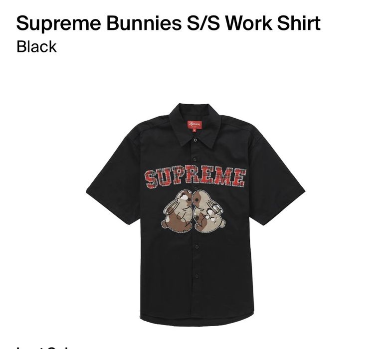 Supreme bunnies s/s work shirt | Grailed