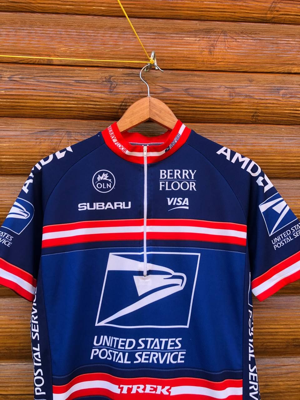Nike Nike United States Postal Service USPS Cycling Jersey Rare Size US L / EU 52-54 / 3 - 2 Thumbnail
