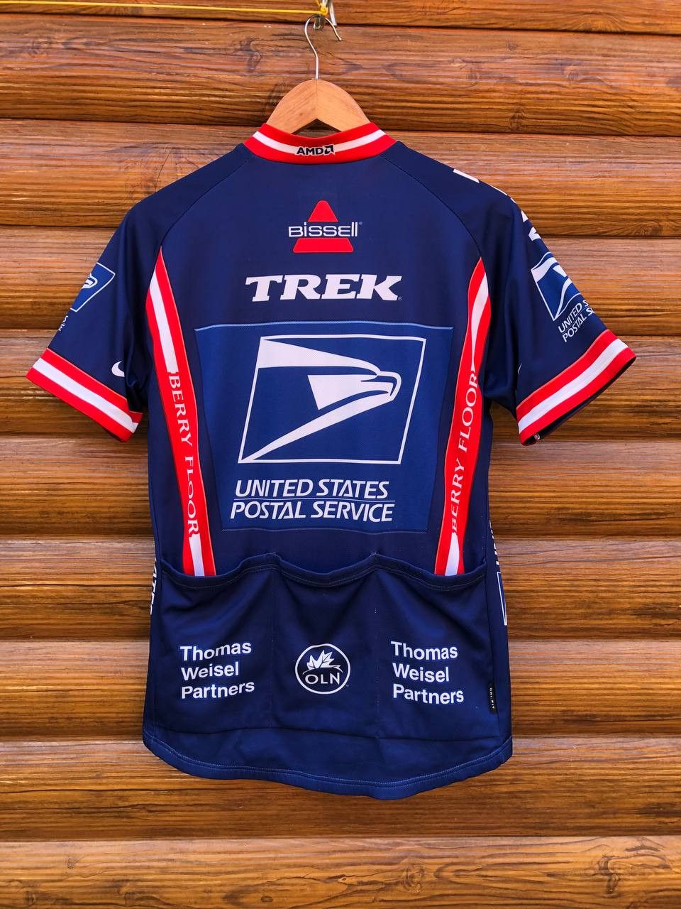 Nike Nike United States Postal Service USPS Cycling Jersey Rare Size US L / EU 52-54 / 3 - 3 Thumbnail