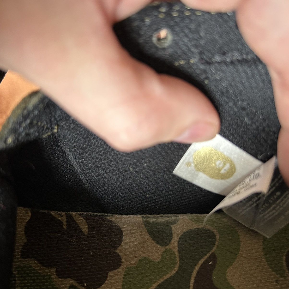 Bape 2021 SPRiNG SUMMER BLOCKSTA Hi DARK GREY OLiVE GREEN BAPESTA Size US 10 / EU 43 - 19 Thumbnail