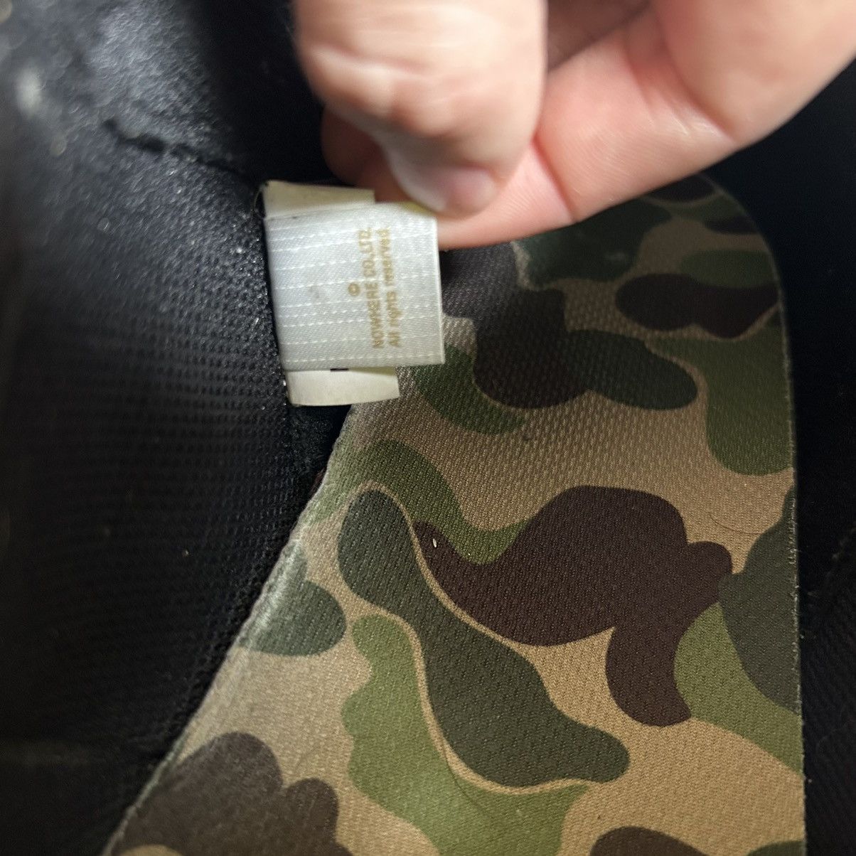 Bape 2021 SPRiNG SUMMER BLOCKSTA Hi DARK GREY OLiVE GREEN BAPESTA Size US 10 / EU 43 - 20 Thumbnail