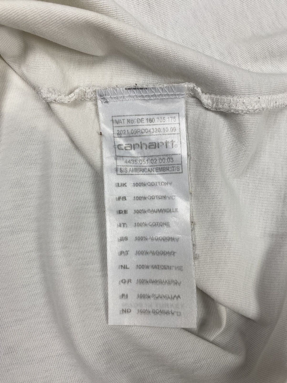 Carhartt 2000’s Vintage Trashed Carhartt Script Logo Tee Size US L / EU 52-54 / 3 - 9 Thumbnail