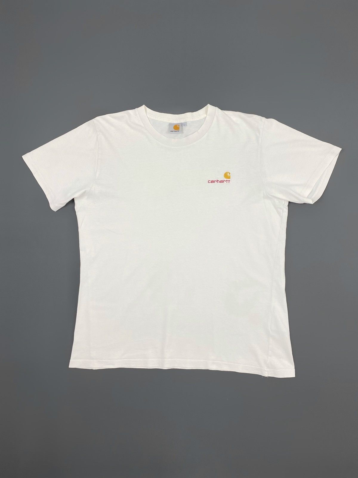 Carhartt 2000’s Vintage Trashed Carhartt Script Logo Tee Size US L / EU 52-54 / 3 - 1 Thumbnail