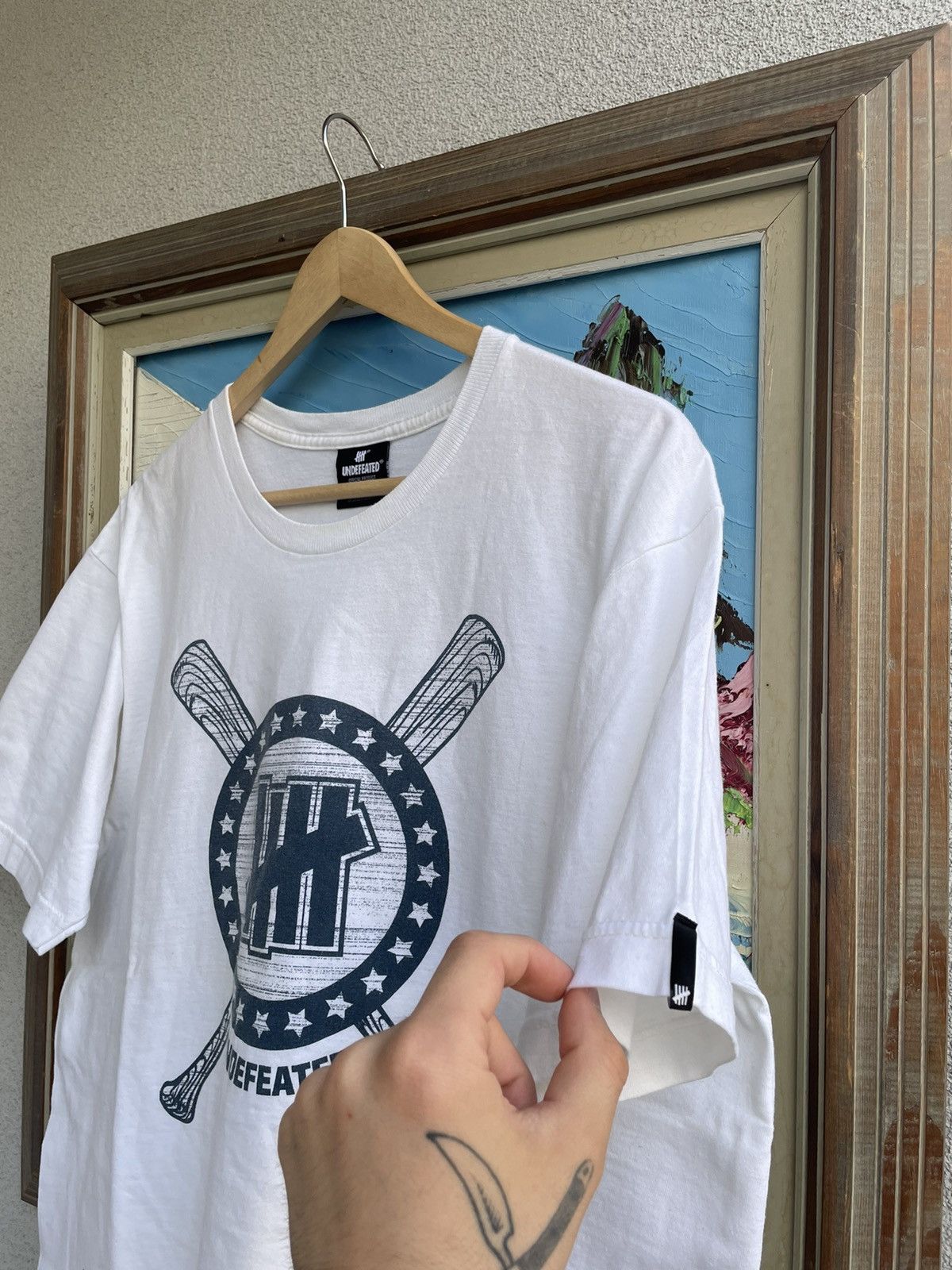 Undefeated Undefeated Streetwear Baseball Logo Tee Large Hype Size US L / EU 52-54 / 3 - 2 Thumbnail