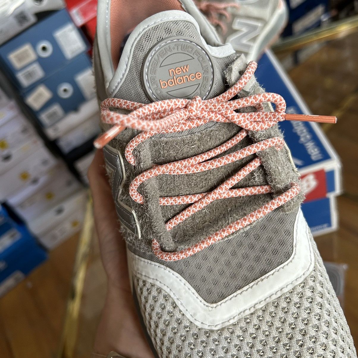 Japanese Brand MRL247MT NEW BALANCE TOKYO RAT LiGHT GREY BRiGHT PiNK MANGO Size US 9 / EU 42 - 4 Thumbnail