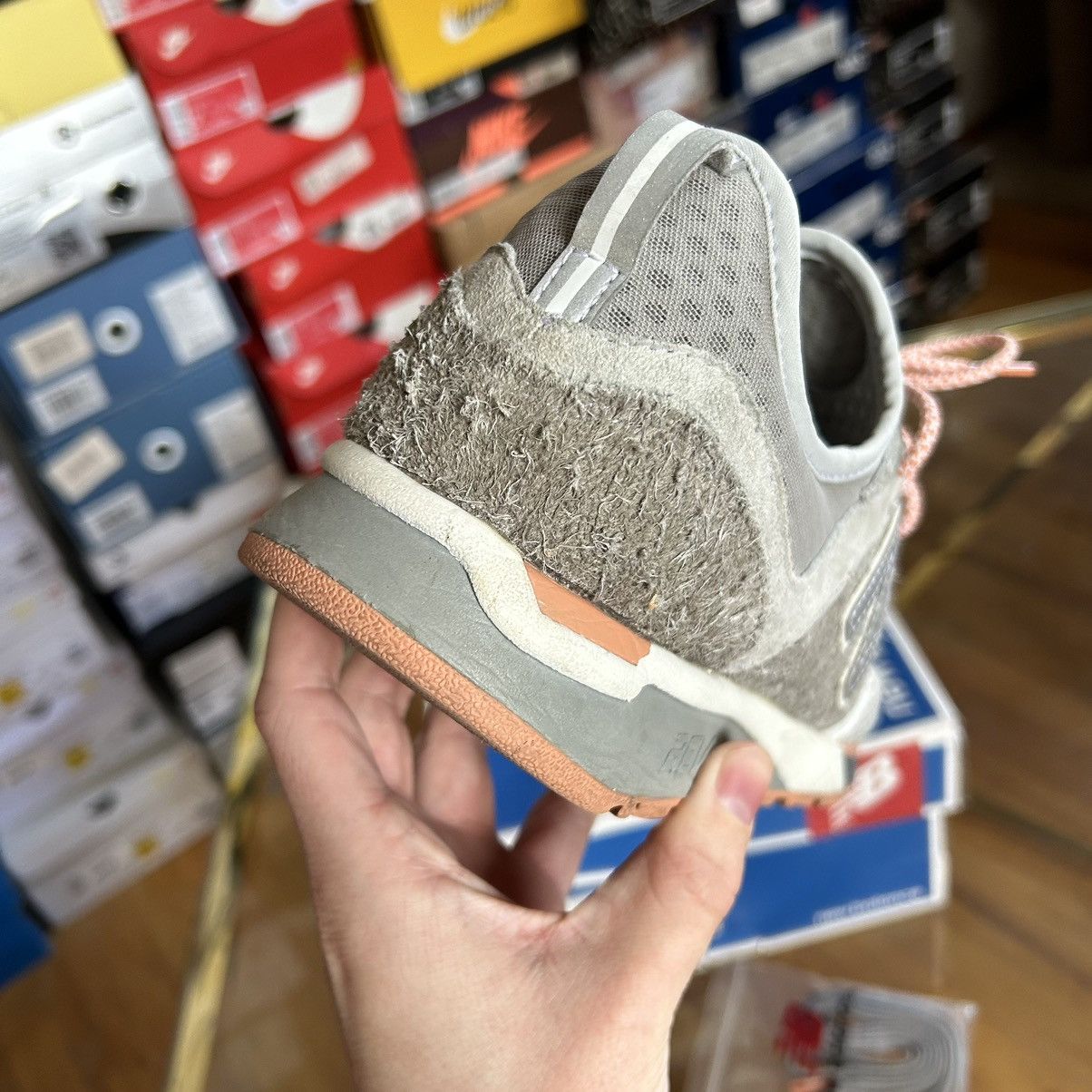 Japanese Brand MRL247MT NEW BALANCE TOKYO RAT LiGHT GREY BRiGHT PiNK MANGO Size US 9 / EU 42 - 5 Thumbnail