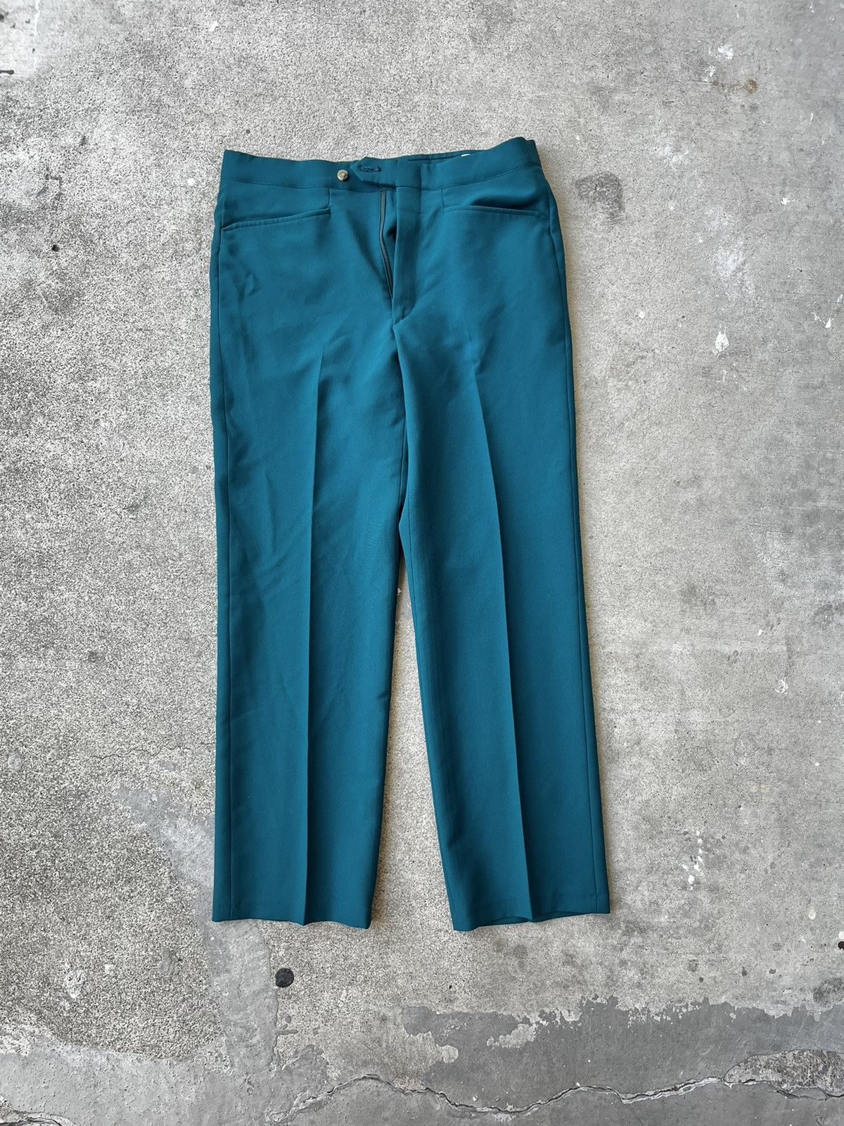 Vintage Beautiful Green Vintage Trousers Size US 32 / EU 48 - 1 Thumbnail