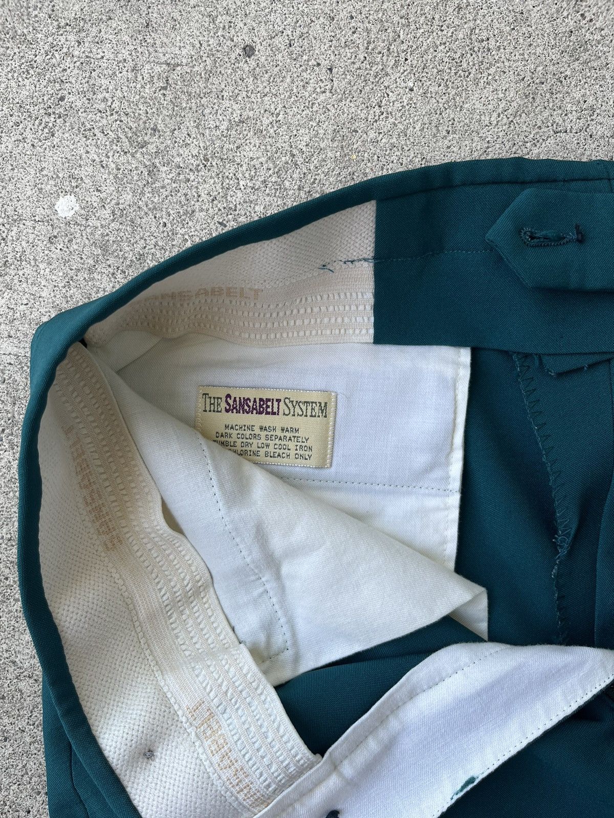 Vintage Beautiful Green Vintage Trousers Size US 32 / EU 48 - 3 Thumbnail