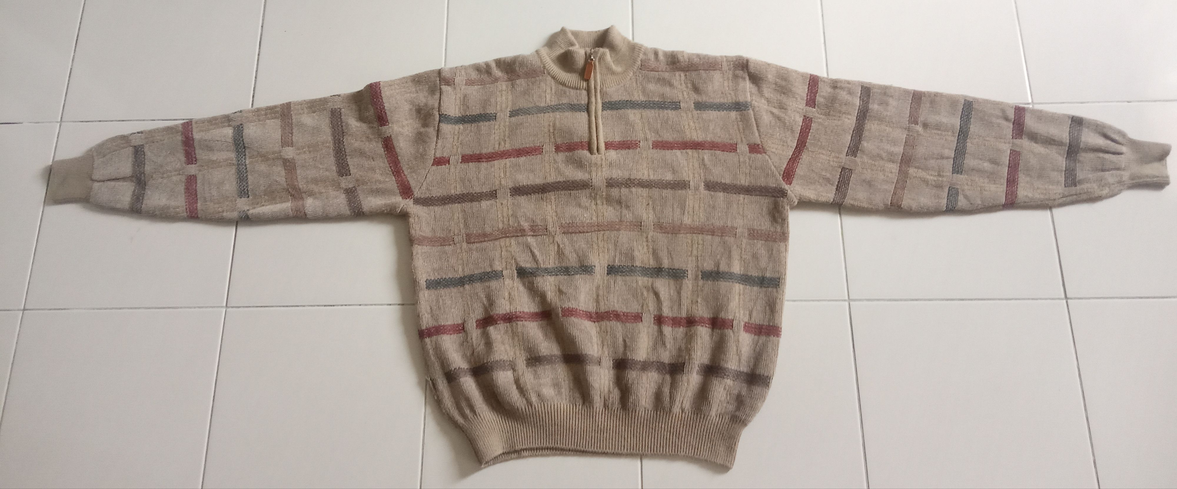 Lindbergh × Vintage 80's Lindbergh pull0ut knitwear sweatshirt Size US L / EU 52-54 / 3 - 4 Thumbnail