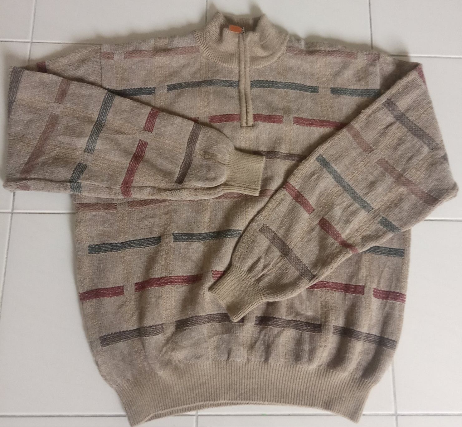 Lindbergh × Vintage 80's Lindbergh pull0ut knitwear sweatshirt Size US L / EU 52-54 / 3 - 1 Thumbnail