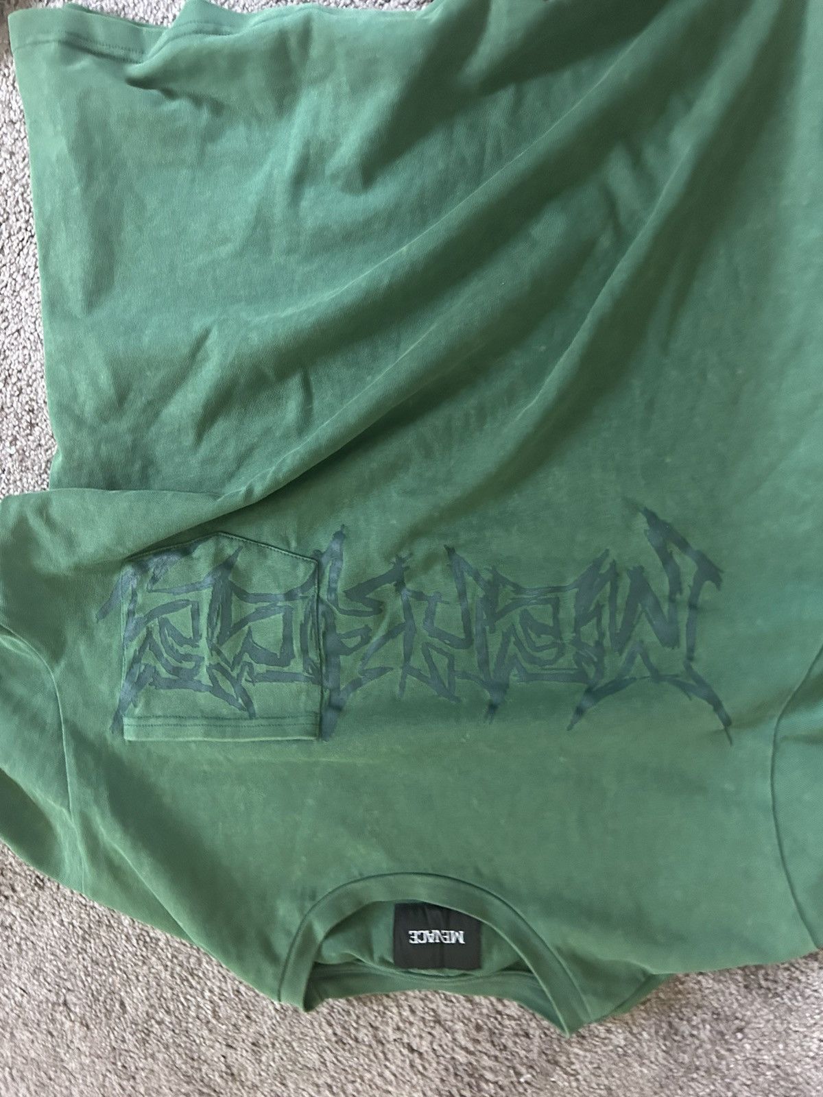 Menace Menace Tee Green | Grailed