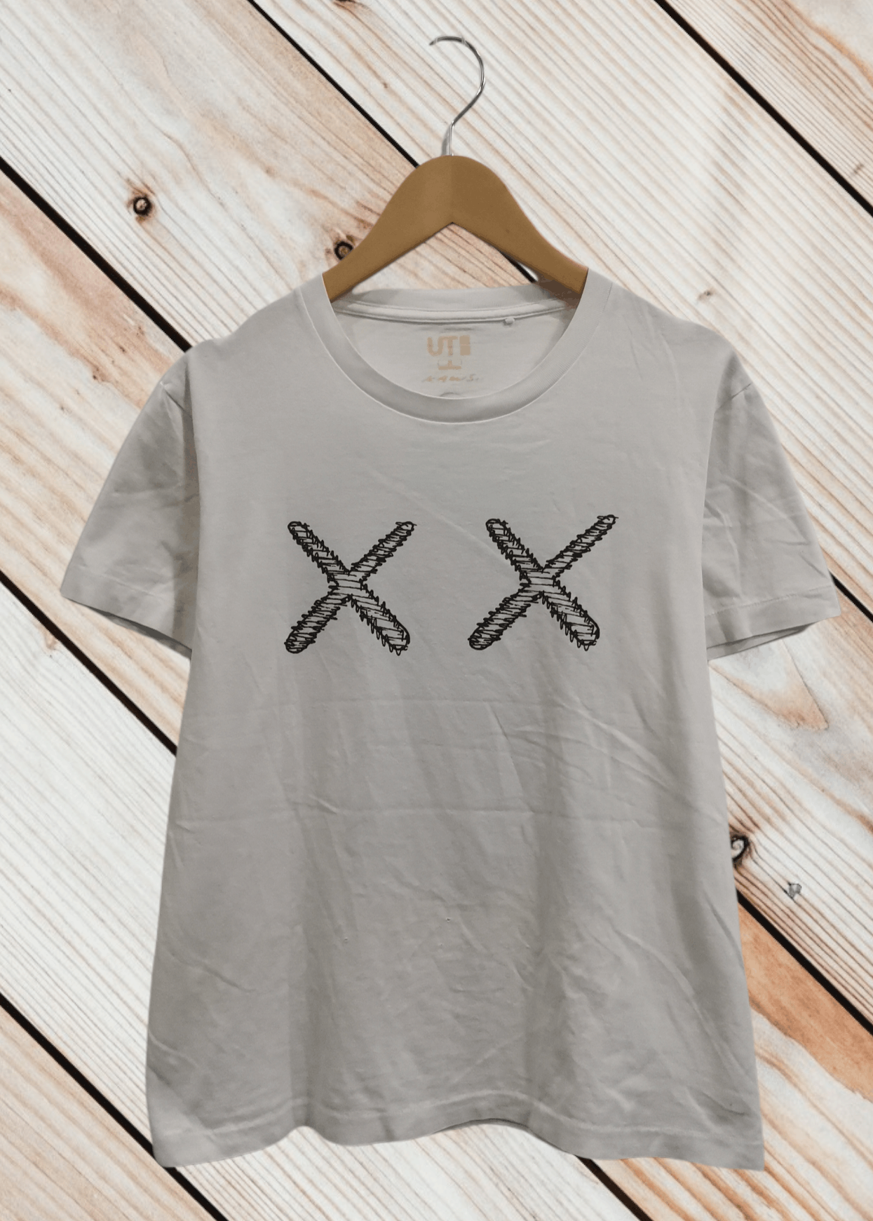 Designer × Kaws × Vintage Kaws Skull Flayed Tee Uniqlo Size US M / EU 48-50 / 2 - 3 Thumbnail