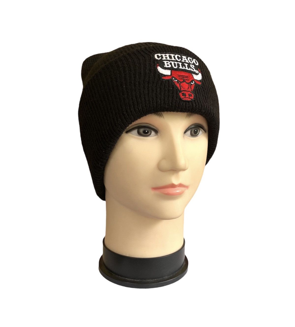 NBA Chicago Bulls Skull Beanie With Embroidery Logo Size ONE SIZE - 2 Thumbnail
