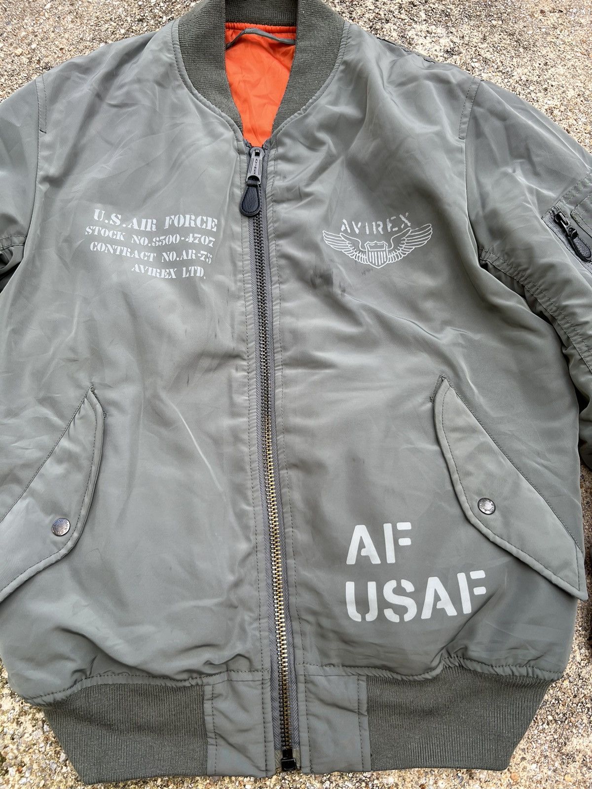 Avirex Vintage Avirex US Air Force Military Style Bomber Jacket Size US M / EU 48-50 / 2 - 5 Thumbnail