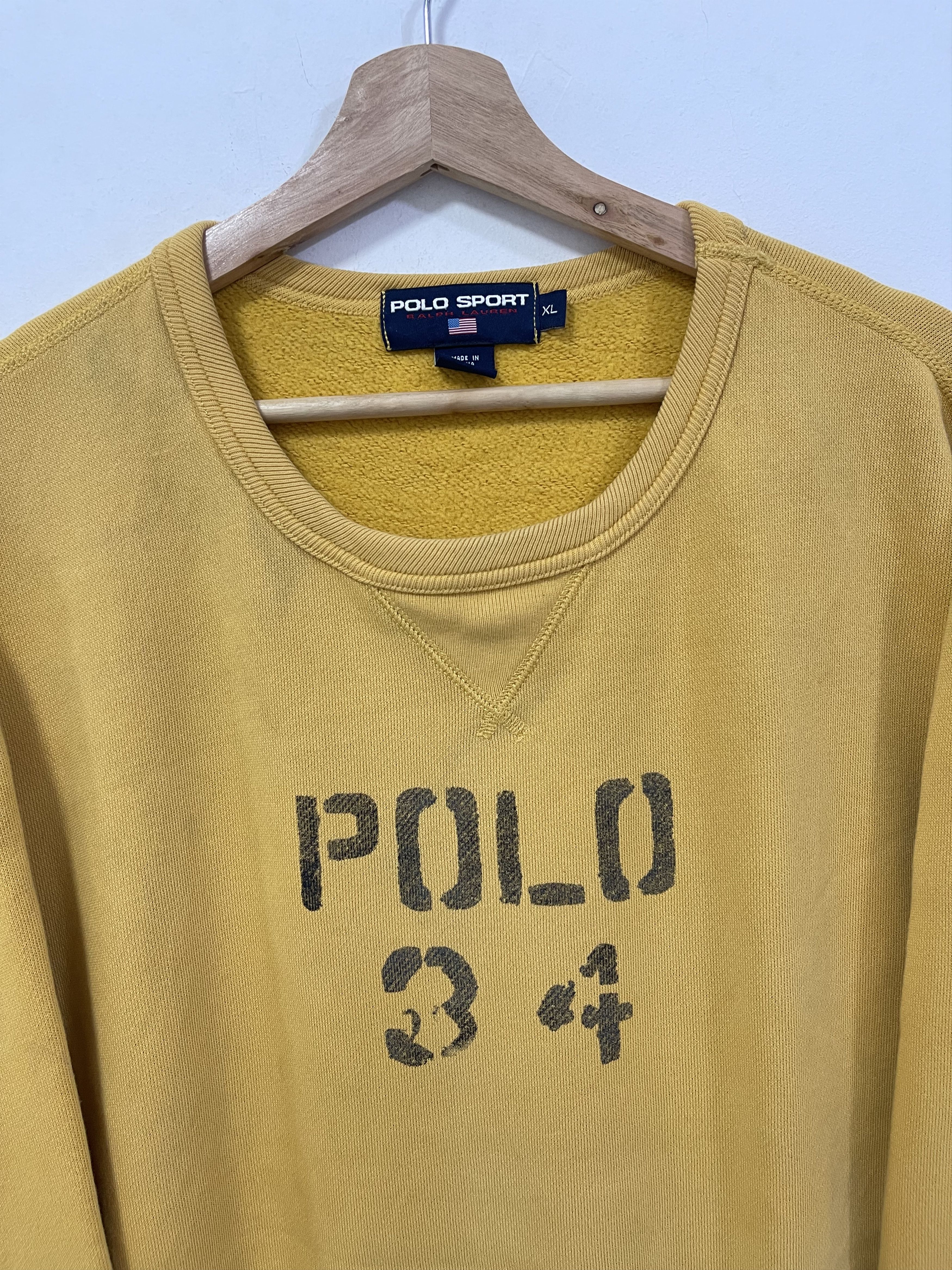 Polo Ralph Lauren × Ralph Lauren × Vintage Vintage Polo Sport Ralph Lauren crewneck Sweatshirt Size US XL / EU 56 / 4 - 2 Thumbnail