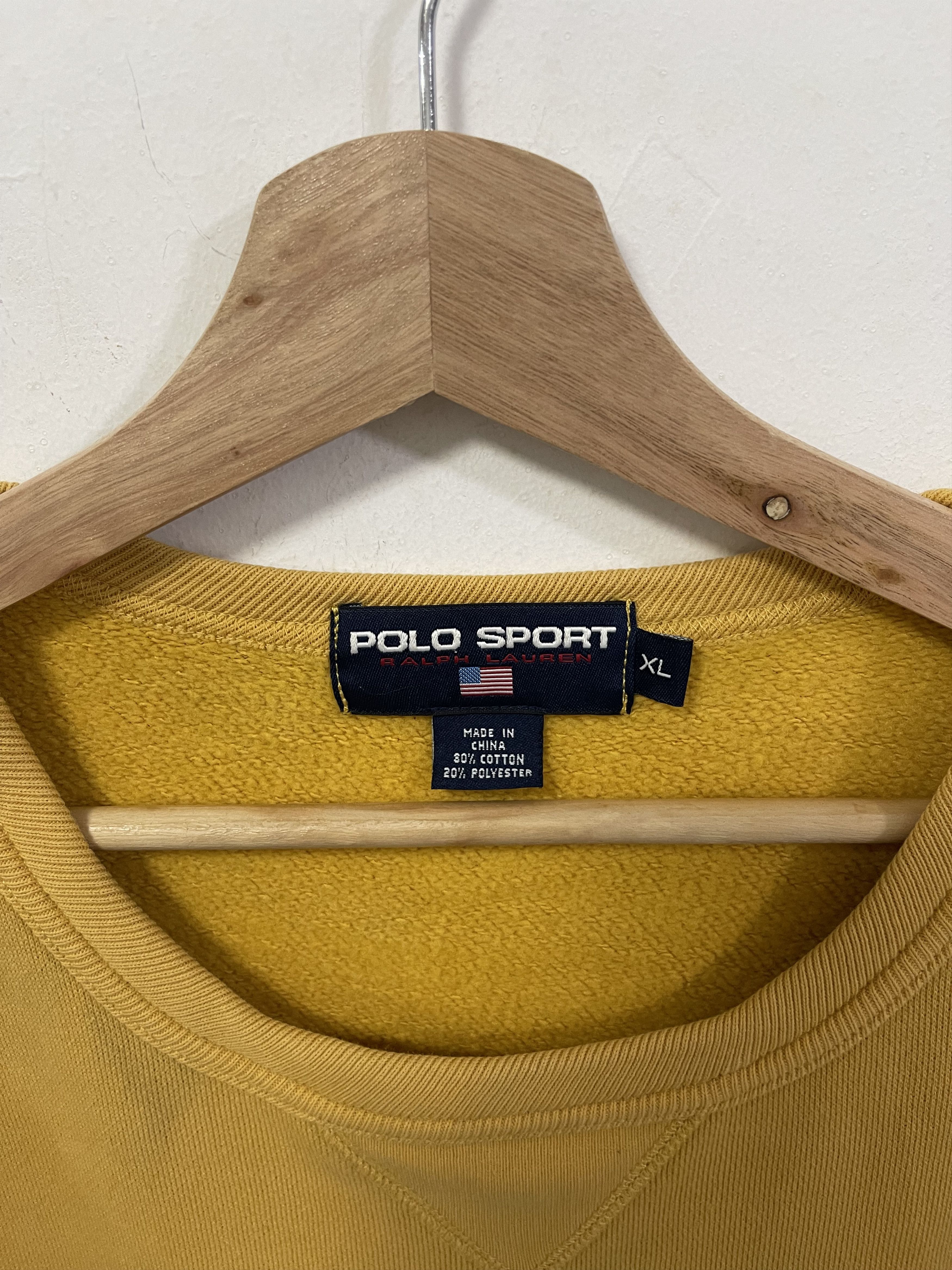 Polo Ralph Lauren × Ralph Lauren × Vintage Vintage Polo Sport Ralph Lauren crewneck Sweatshirt Size US XL / EU 56 / 4 - 10 Thumbnail