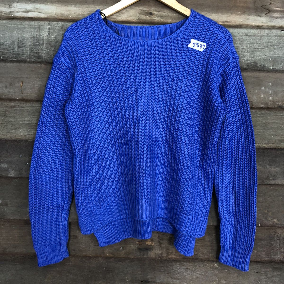 Homespun Knitwear Japan Blue sweatshirt KNitwear #5387 Size US M / EU 48-50 / 2 - 8 Thumbnail