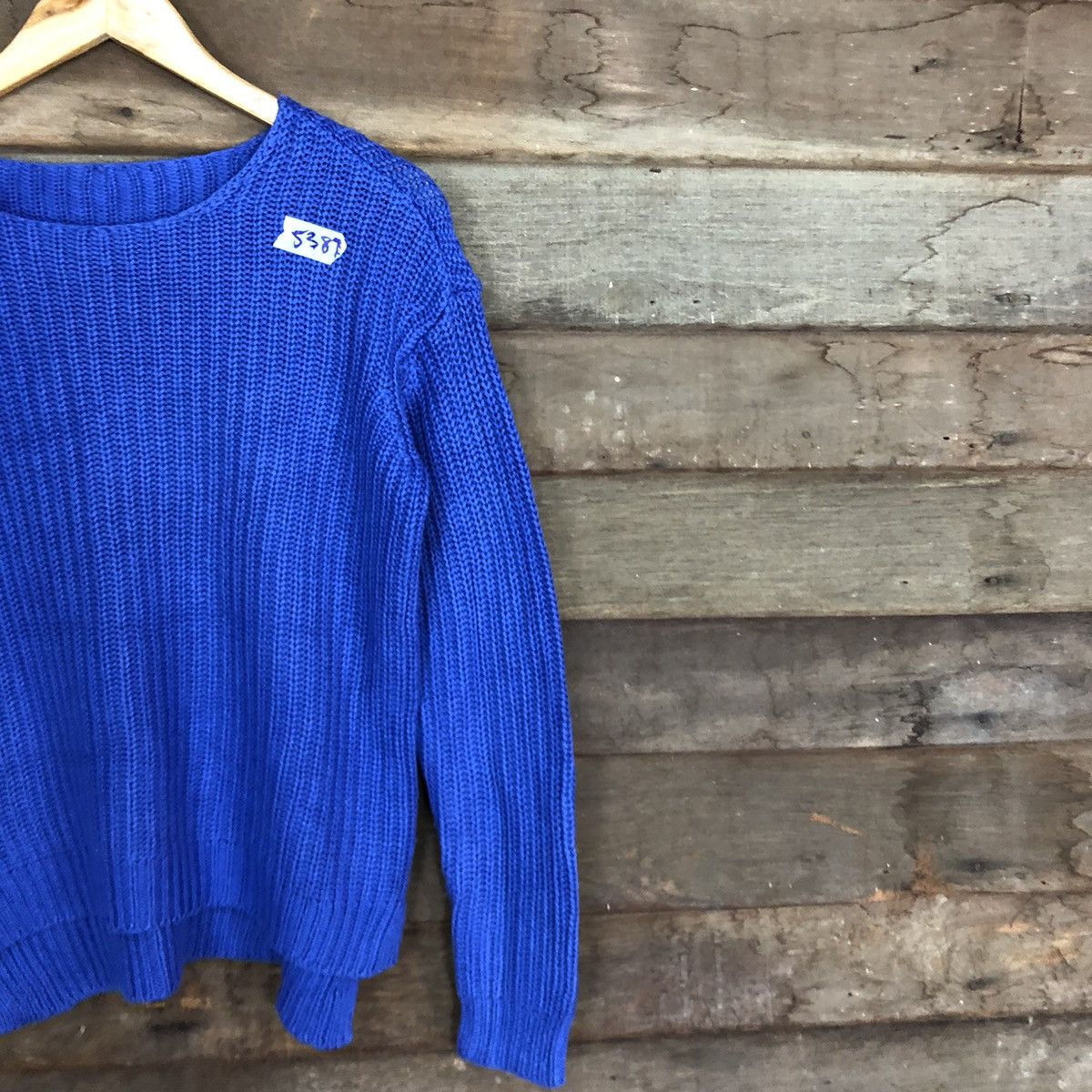 Homespun Knitwear Japan Blue sweatshirt KNitwear #5387 Size US M / EU 48-50 / 2 - 5 Thumbnail