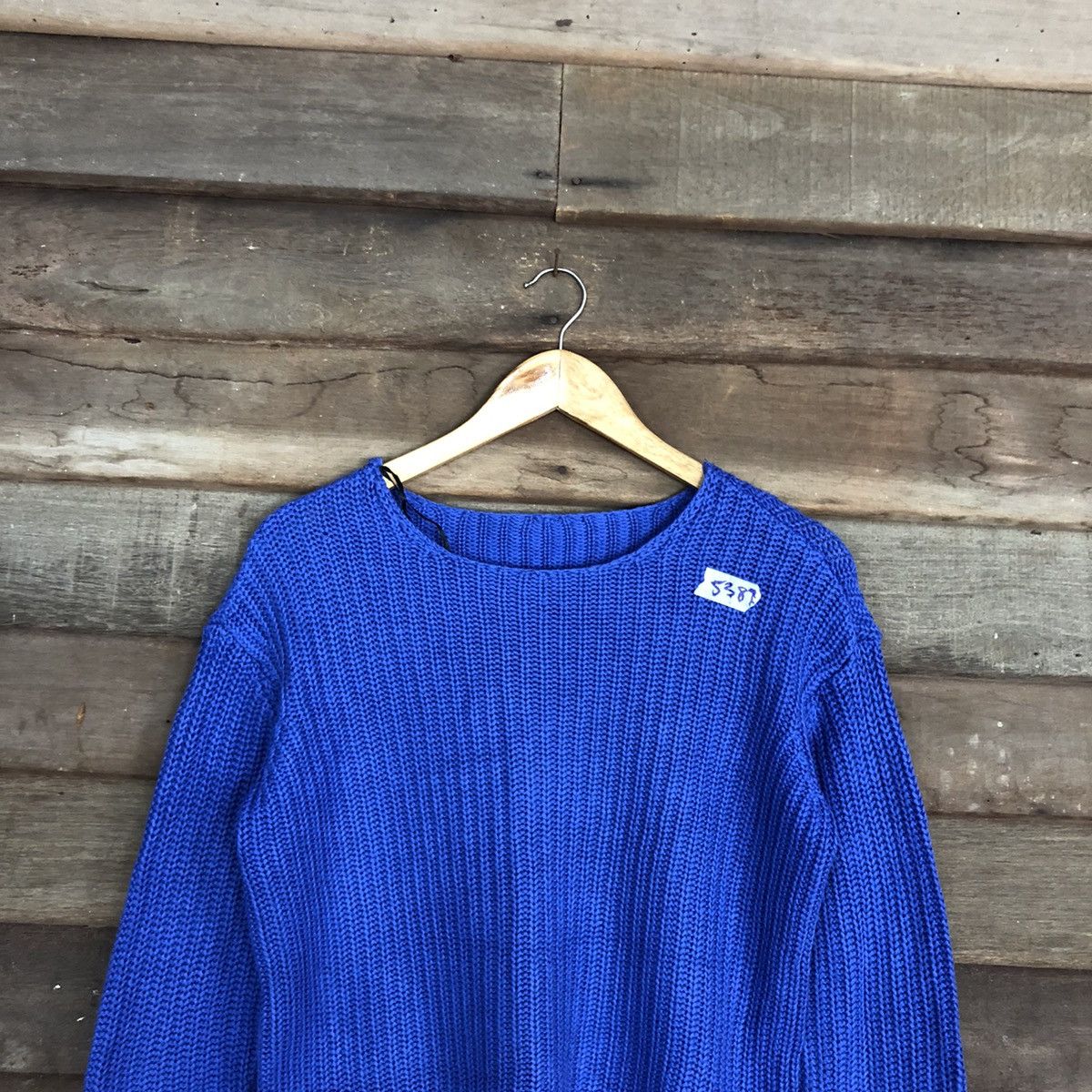 Homespun Knitwear Japan Blue sweatshirt KNitwear #5387 Size US M / EU 48-50 / 2 - 9 Thumbnail