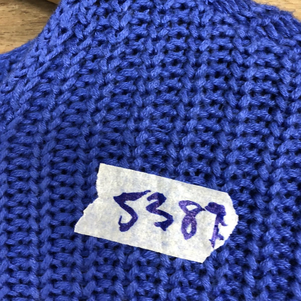 Homespun Knitwear Japan Blue sweatshirt KNitwear #5387 Size US M / EU 48-50 / 2 - 10 Thumbnail