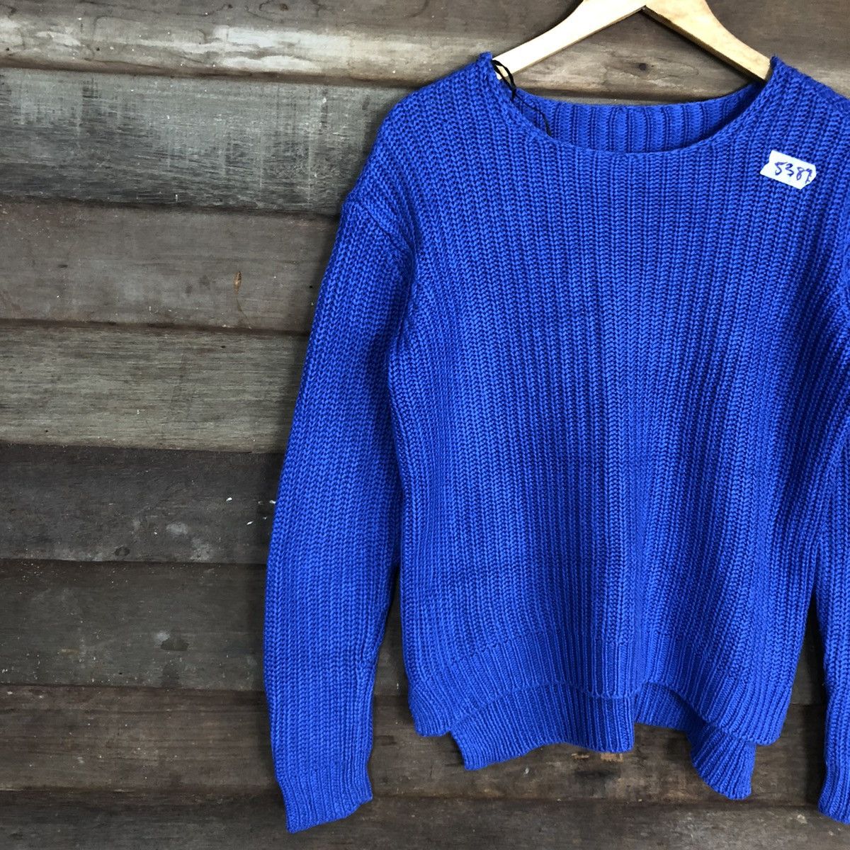 Homespun Knitwear Japan Blue sweatshirt KNitwear #5387 Size US M / EU 48-50 / 2 - 7 Thumbnail