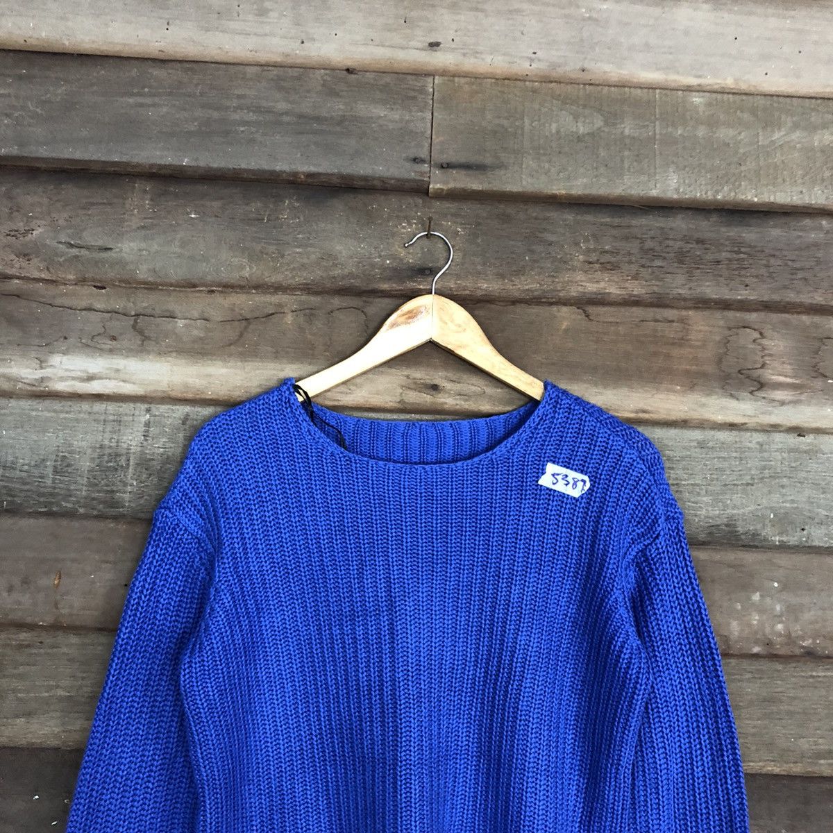 Homespun Knitwear Japan Blue sweatshirt KNitwear #5387 Size US M / EU 48-50 / 2 - 2 Thumbnail