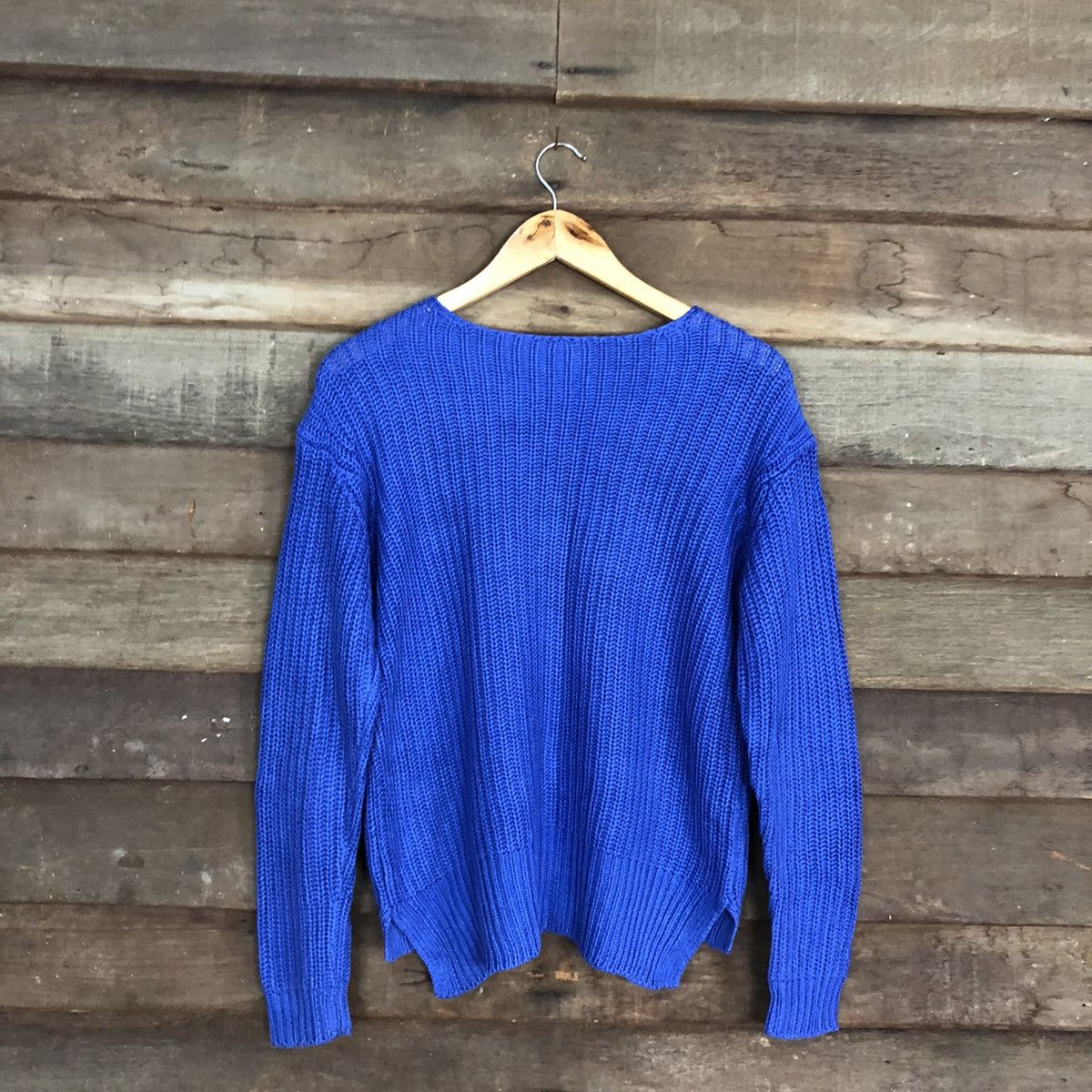 Homespun Knitwear Japan Blue sweatshirt KNitwear #5387 Size US M / EU 48-50 / 2 - 11 Thumbnail