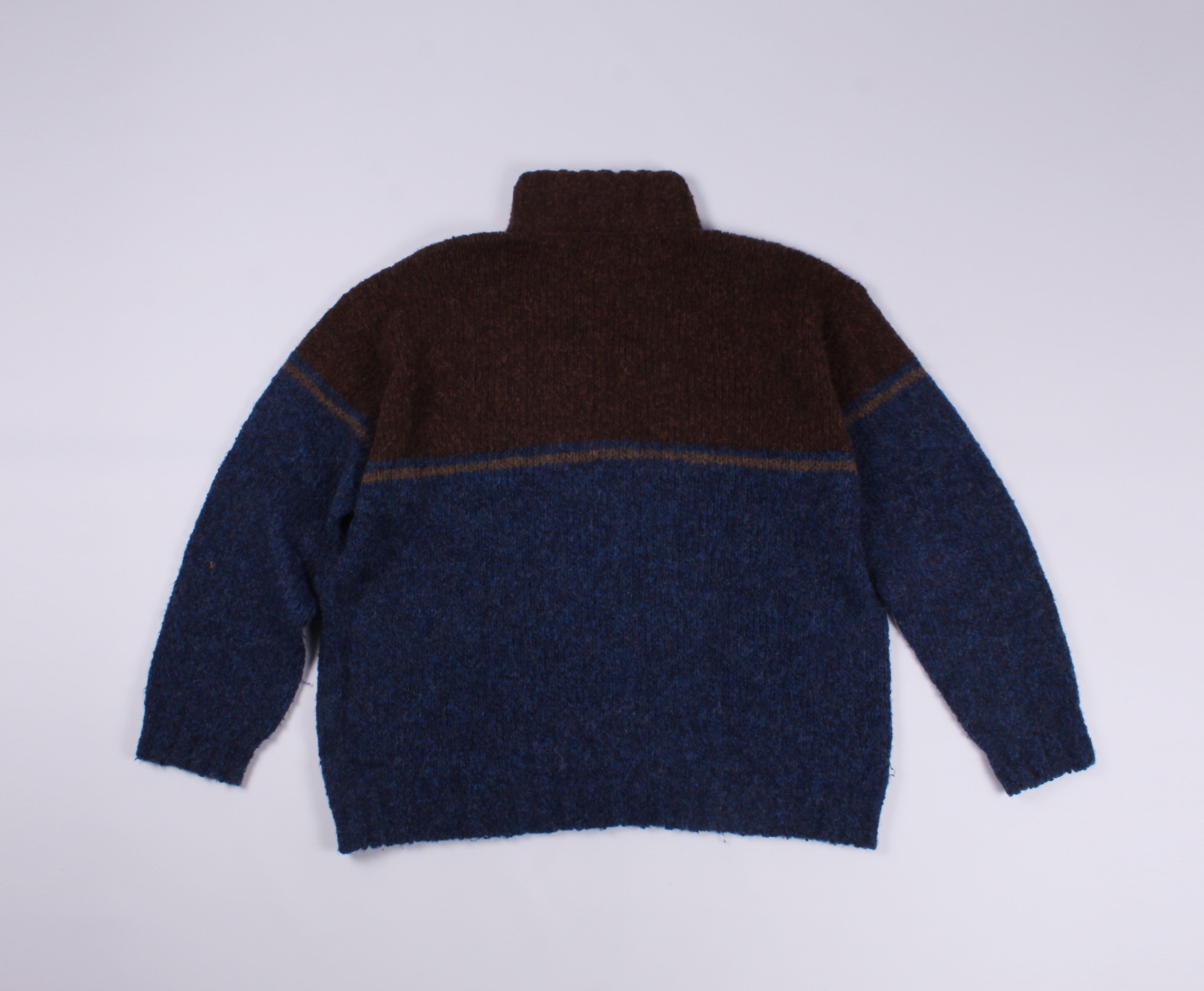 Armani × Giorgio Armani 90's Armani Jeans Alpaca Lana Wool Sweater Size US XXL / EU 58 / 5 - 11 Thumbnail