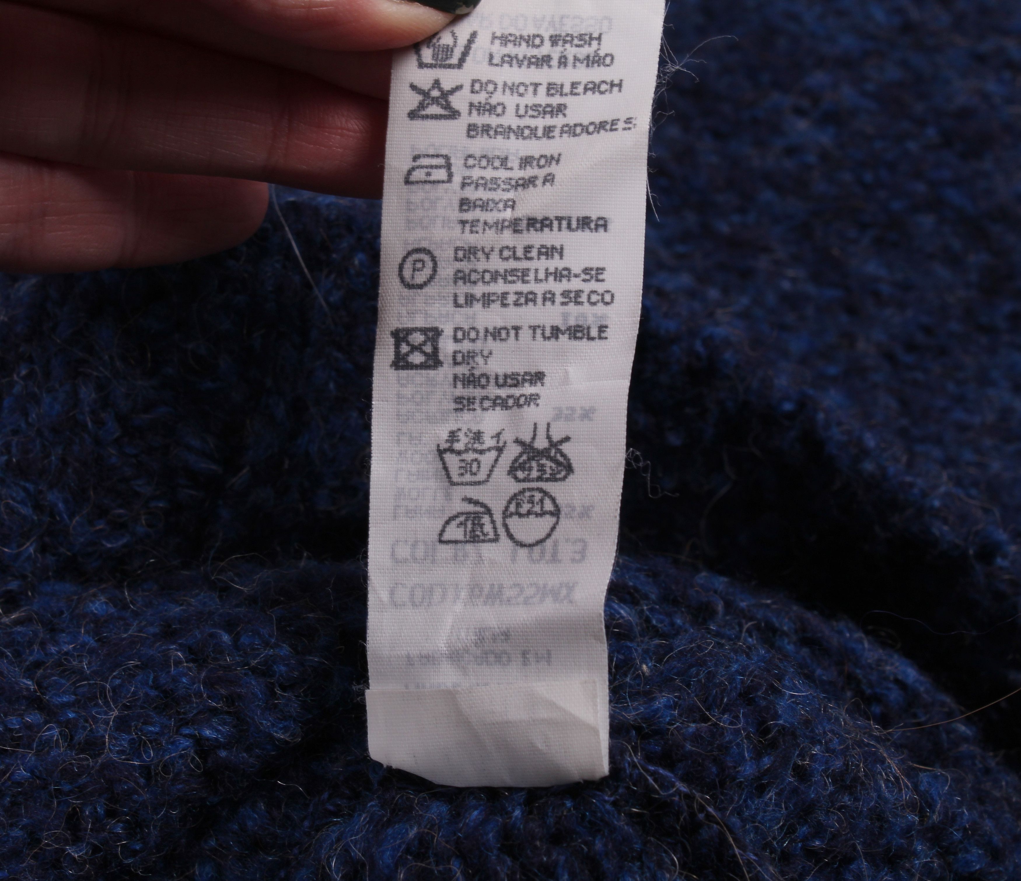Armani × Giorgio Armani 90's Armani Jeans Alpaca Lana Wool Sweater Size US XXL / EU 58 / 5 - 9 Thumbnail