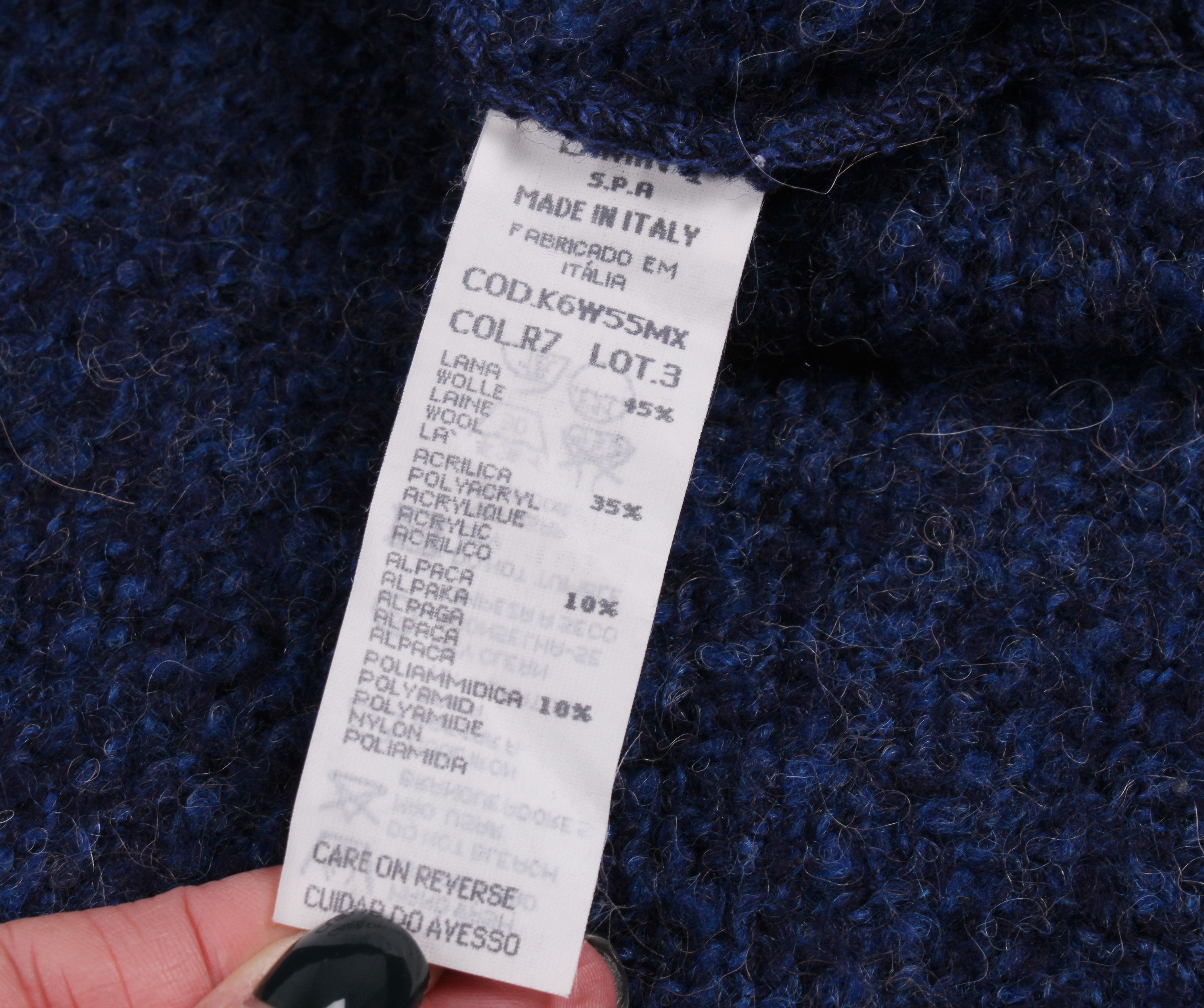 Armani × Giorgio Armani 90's Armani Jeans Alpaca Lana Wool Sweater Size US XXL / EU 58 / 5 - 8 Thumbnail