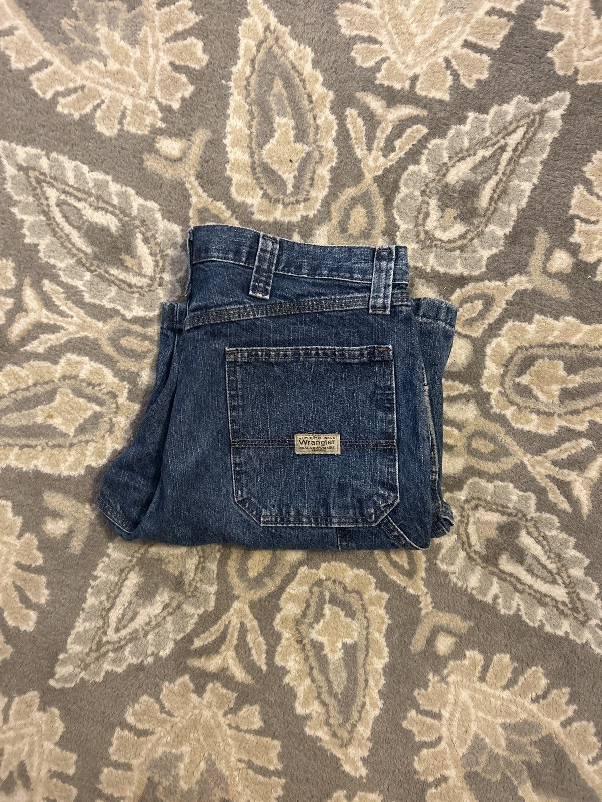 Other Vintage Wrangler Carpenter Jean Shorts Size US 34 / EU 50 - 1 Thumbnail