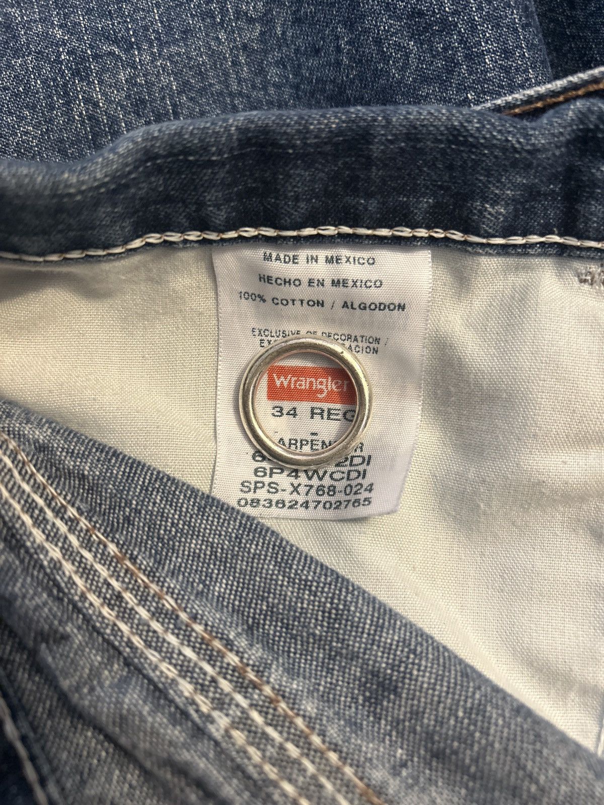 Other Vintage Wrangler Carpenter Jean Shorts Size US 34 / EU 50 - 4 Thumbnail