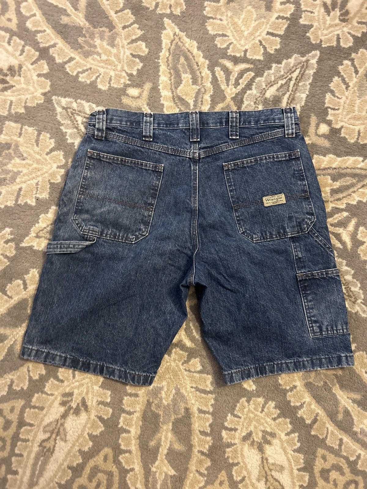 Other Vintage Wrangler Carpenter Jean Shorts Size US 34 / EU 50 - 3 Thumbnail