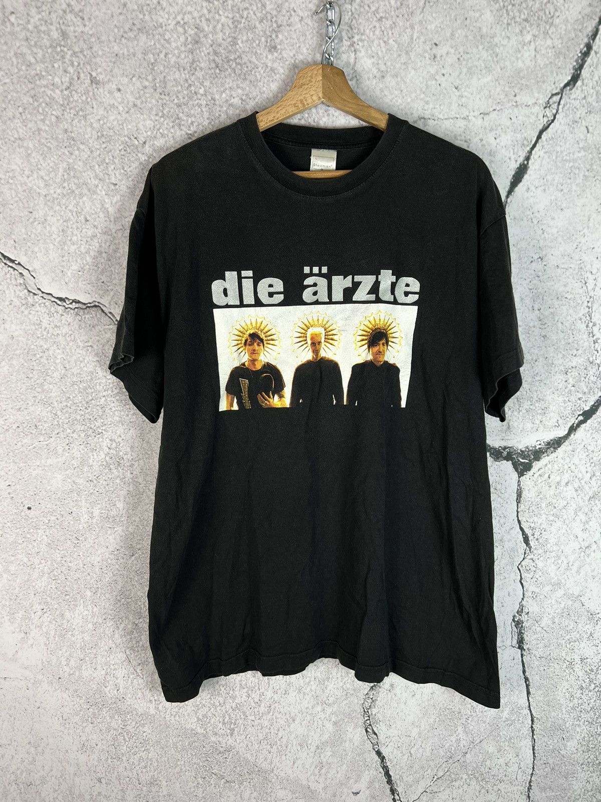 T-shirt Vintage Die Ärzte 'Unrockstar' 2004 - Coton Noir - Tailles S à 5XL - Neuf Avec étiquettes - Made In USA