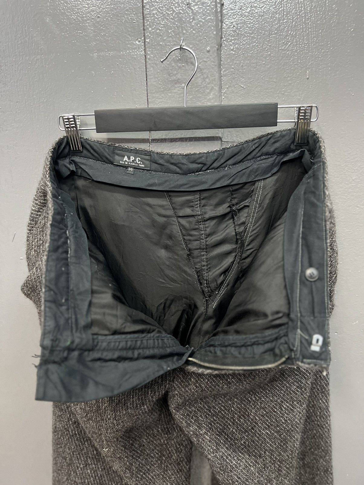 A.P.C. ARCHIVE🔥A.P.C KNITTED WOOL PANTS SIZE 34 Size US 34 / EU 50 - 12 Thumbnail