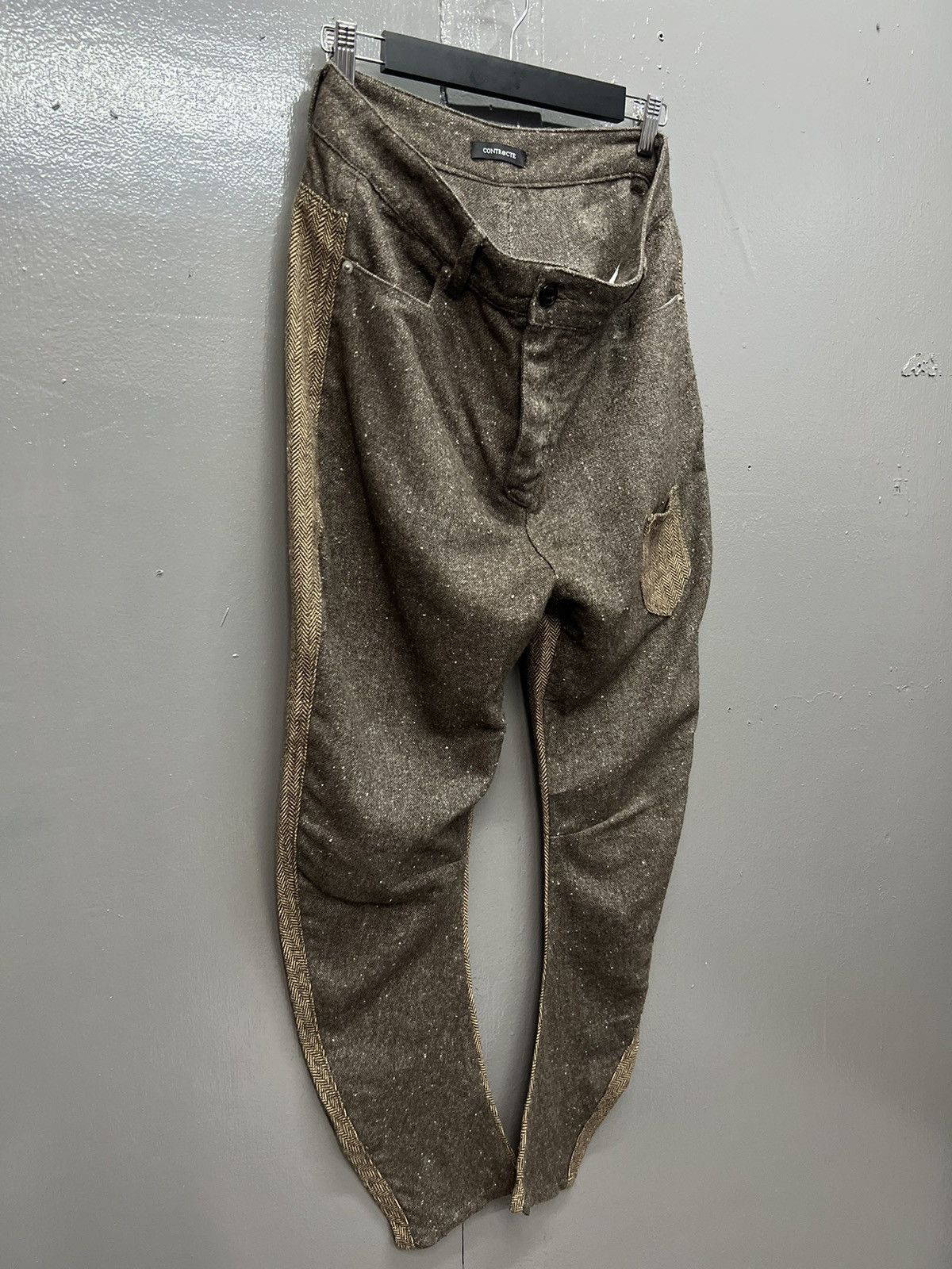 Japanese Brand ARCHIVE🔥CONTR@CTE WOOL CASUAL PANTS SIZE 32 Size US 32 / EU 48 - 4 Thumbnail