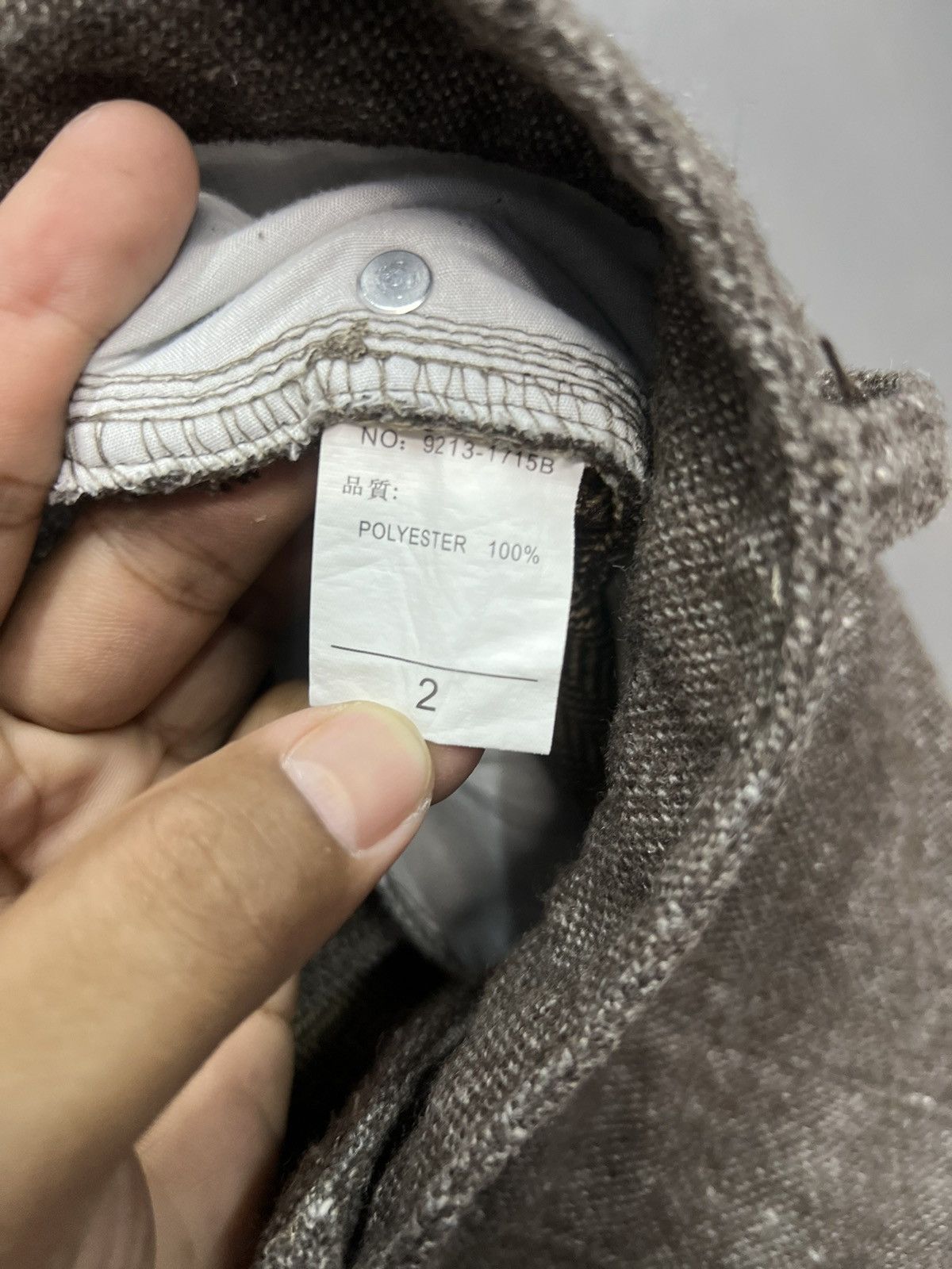 Japanese Brand ARCHIVE🔥CONTR@CTE WOOL CASUAL PANTS SIZE 32 Size US 32 / EU 48 - 14 Thumbnail