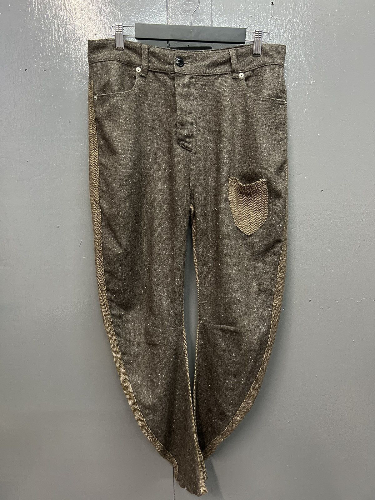 Japanese Brand ARCHIVE🔥CONTR@CTE WOOL CASUAL PANTS SIZE 32 Size US 32 / EU 48 - 12 Thumbnail