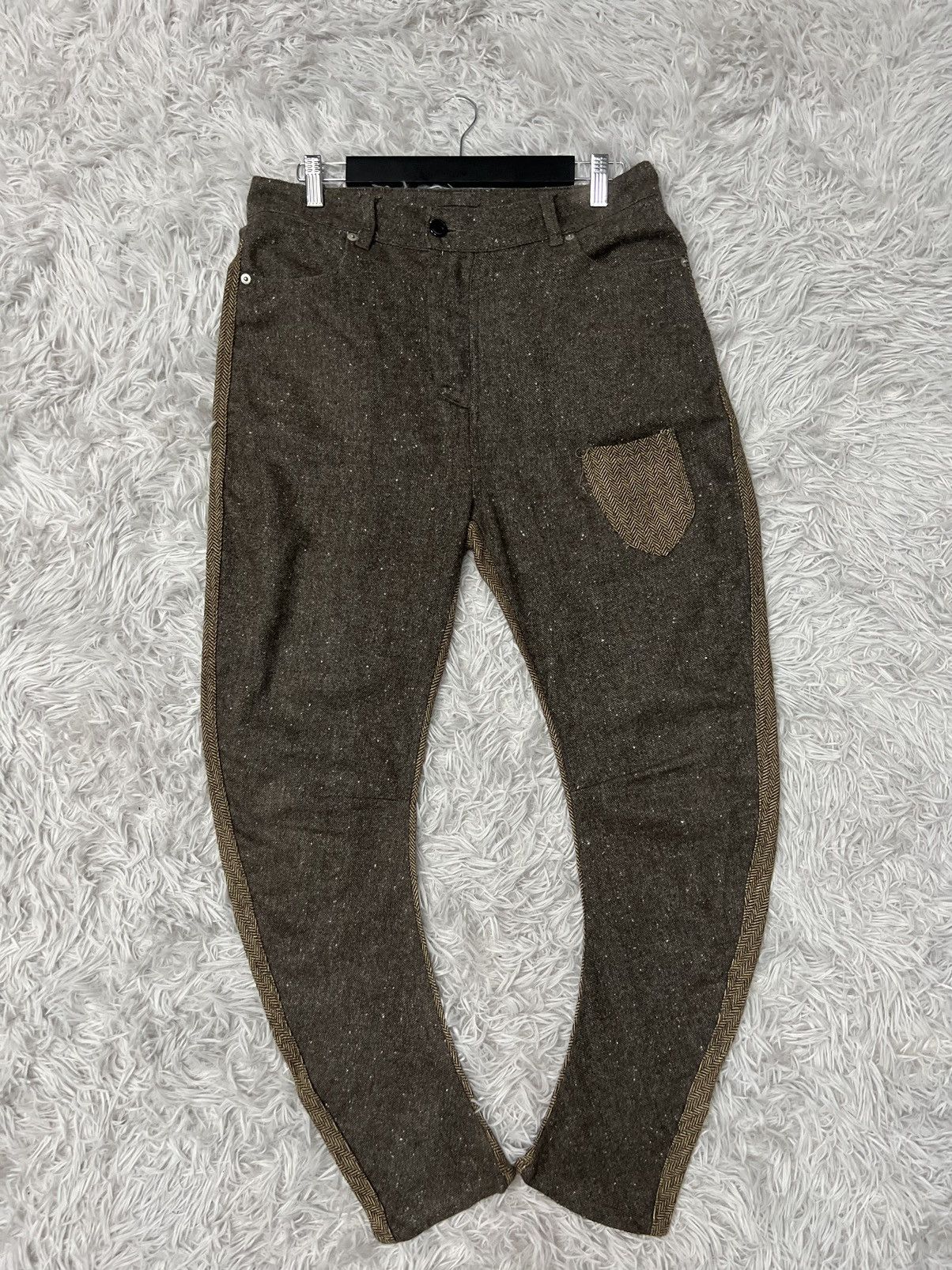 Japanese Brand ARCHIVE🔥CONTR@CTE WOOL CASUAL PANTS SIZE 32 Size US 32 / EU 48 - 1 Thumbnail