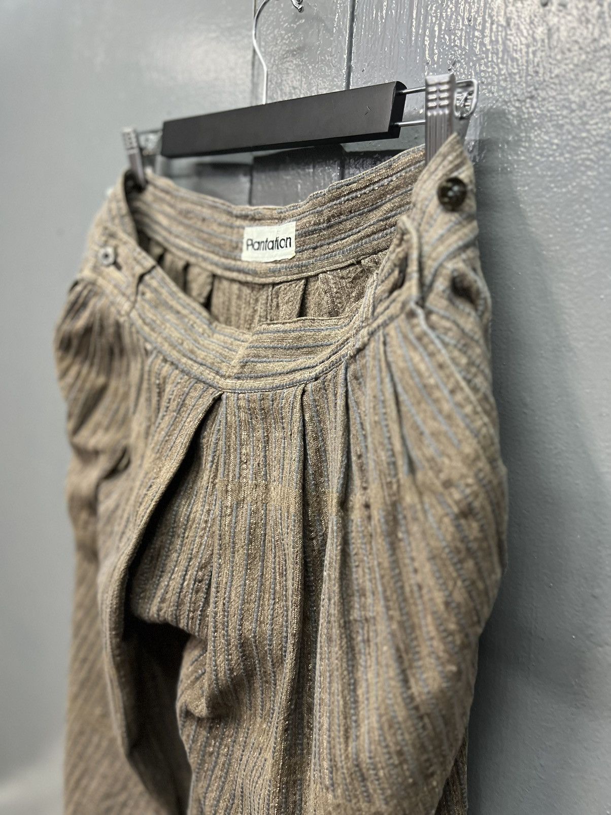 Issey Miyake ARCHIVE🔥ISSEY MIYAKE BALLOONS STRIPE PANTS SIZE 32 Size US 32 / EU 48 - 7 Thumbnail