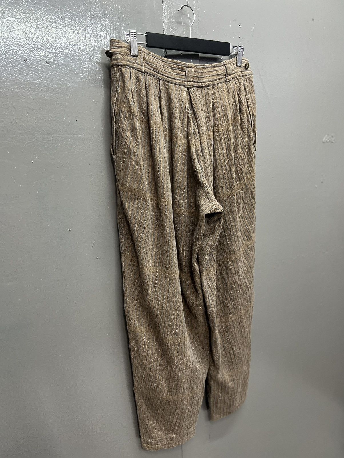Issey Miyake ARCHIVE🔥ISSEY MIYAKE BALLOONS STRIPE PANTS SIZE 32 Size US 32 / EU 48 - 10 Thumbnail