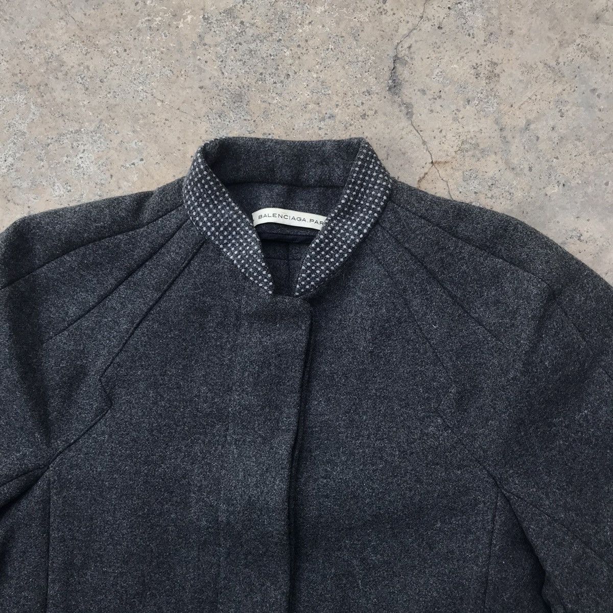 Balenciaga Balenciaga Asymmetrical Wool The Matrix Long Coat Size US L / EU 52-54 / 3 - 13 Thumbnail